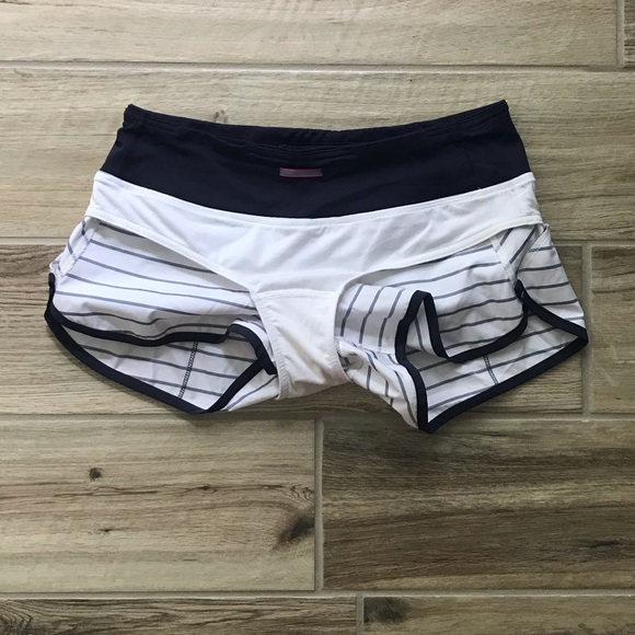 Lululemon Speed Shorts - Quiet Stripe - Picture 4 of 7